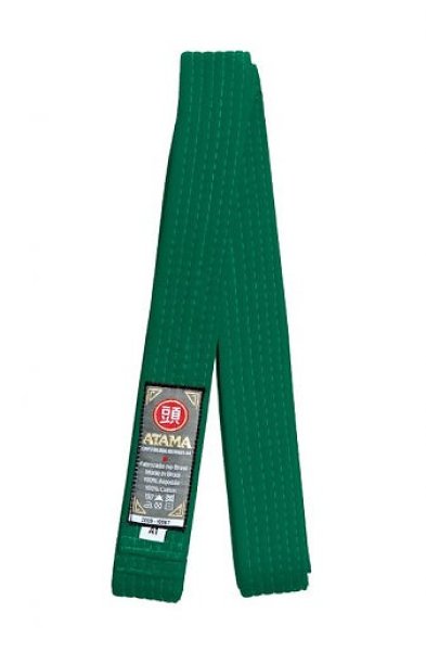 Photo1: ATAMA　Jiu Jitsu Belt Green (1)