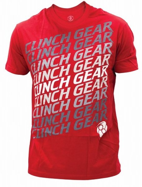 Photo1: CLINCH GEAR Tshirts Weave Red (1)