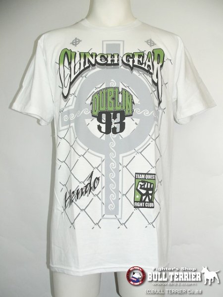 Photo1: CLINCH GEAR Tshirts Hendo Dublin93 White (1)