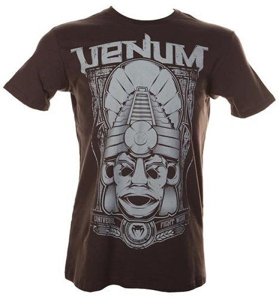 Photo1: VENUM　Tshirts　Maya　Mask　Brown (1)