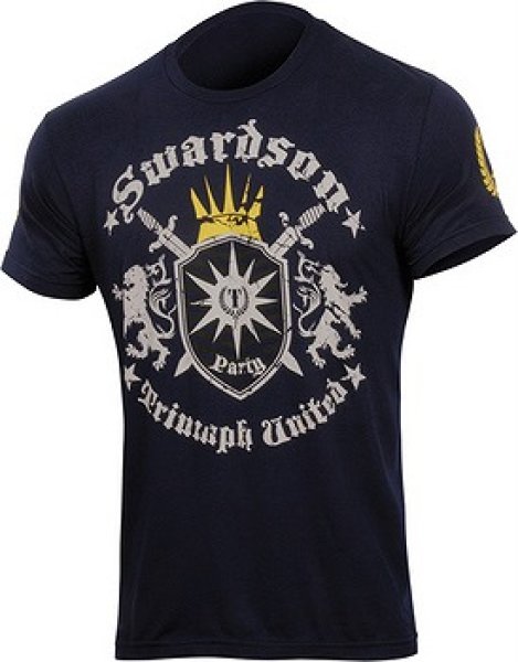 Photo1: Triumph United T-shirts Nick Swardson collaboration Navy (1)