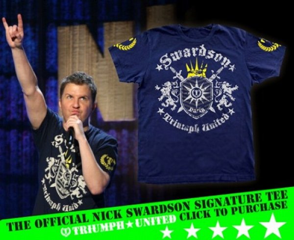 Photo3: Triumph United T-shirts Nick Swardson collaboration Navy (3)