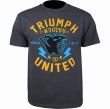 Photo1: Triumph United　Tshirts　BOLTS AS Charcoal (1)