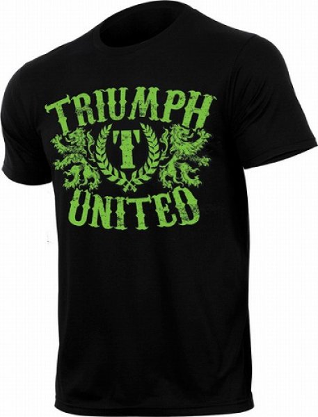 Photo1: Triumph United T-Shirts DW Black  SALE (1)
