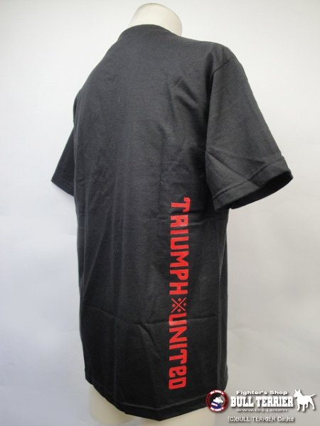 Photo2: Triumph United T-Shirts Stamp Black  SALE (2)