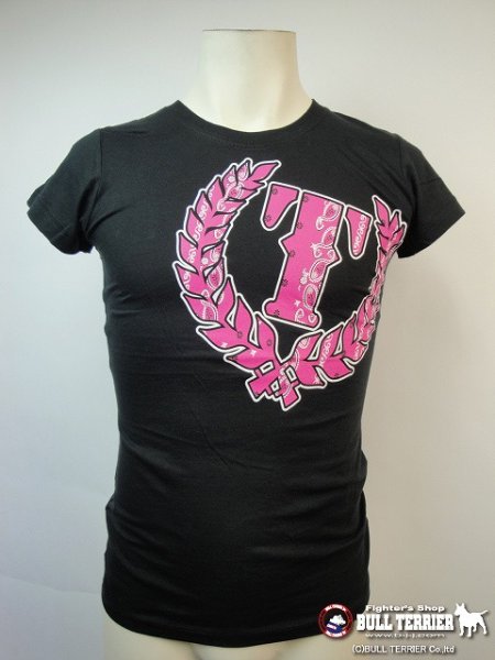 Photo1: Triumph United Ladies T-Shirts Bandana Black   SALE (1)