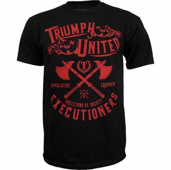 Photo1: Triumph United　Tshirts　Executioner　Black (1)