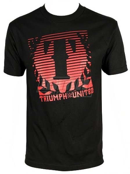 Photo1: Triumph United T-Shirts Stamp Black  SALE (1)