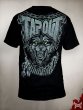 Photo2: TAPOUT T-shirts Rampage Howling Black (2)