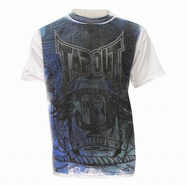 Photo1: TAPOUT T-shirts Initiation White (1)