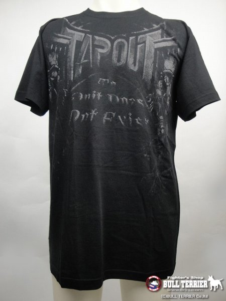 Photo1: TAPOUT T-shirts CATHERDRAL Black (1)