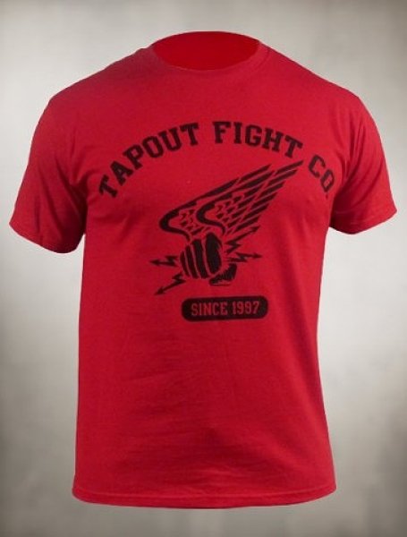 Photo1: TAPOUT T-shirts Thors Might Red (1)