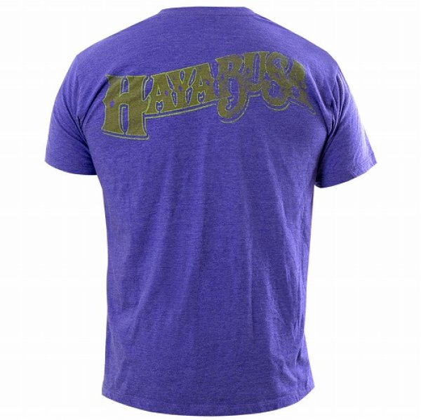 Photo2: Hayabusa T-Shirt Branded Purple   SALE (2)
