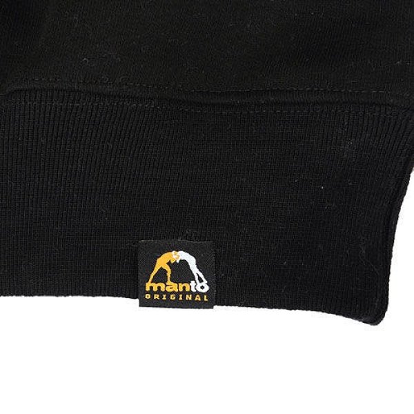 Photo2: MANTO Sweat Pullover LOGO SKETCH Black  SALE (2)