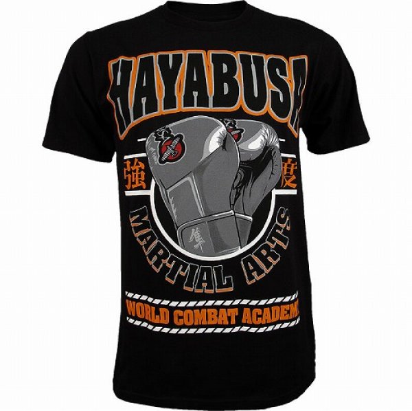 Photo1: Hayabusa　Tshirts　Academy　Black (1)