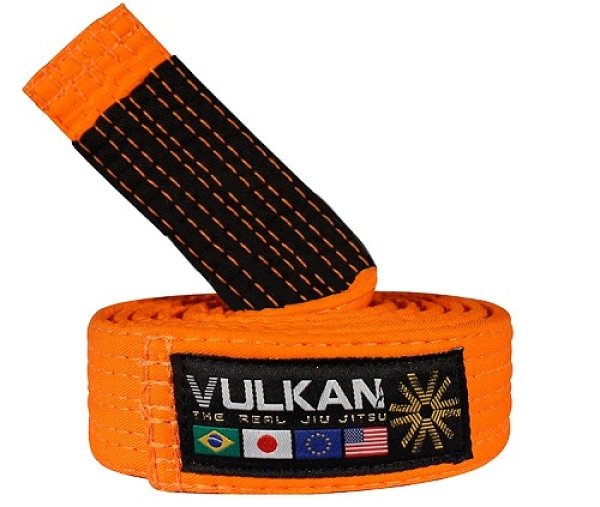 Photo1: VULKAN　Kids Jiu Jitsu Belt Orange (1)