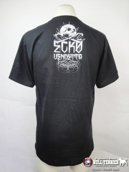 Photo2: ECKO UNLTD MMA Tshirts CHEST TYPE Black  SALE (2)