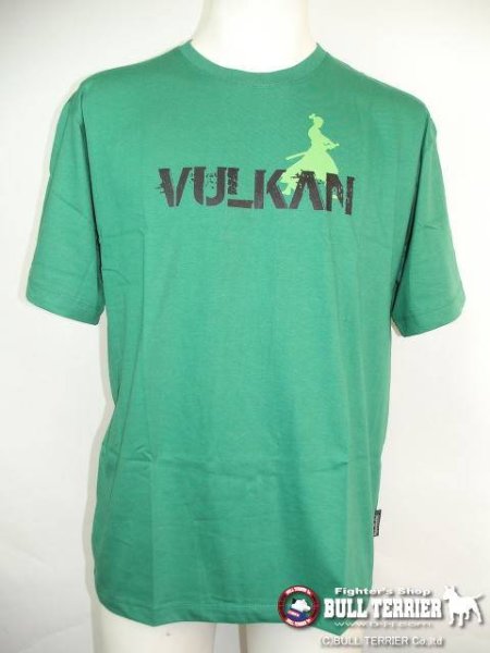 Photo1: VULKAN T-Shirt SAMURAI Green  SALE (1)