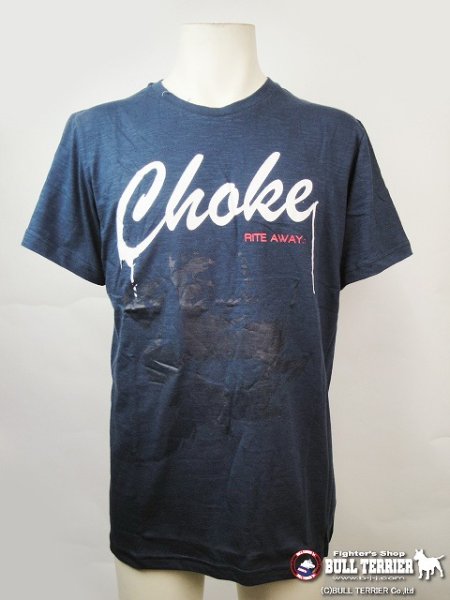 Photo1: VULKAN T-Shirts CHOKE Navy  SALE (1)