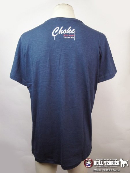 Photo2: VULKAN T-Shirts CHOKE Navy  SALE (2)