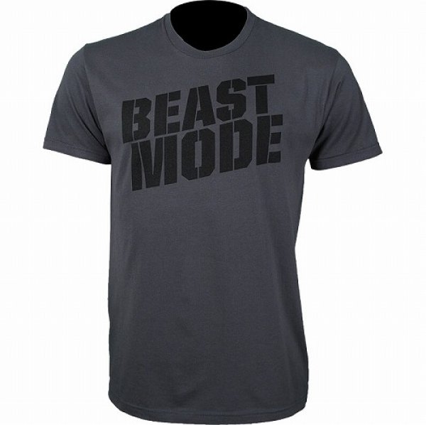Photo1: Muscle Pharm Tshirts Beast Mode Grey   SALE (1)