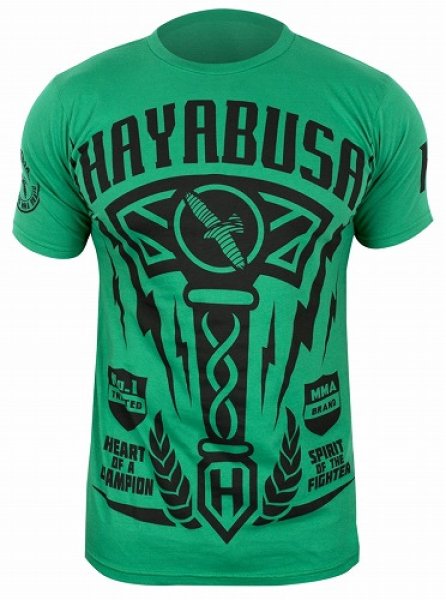 Photo1: Hayabusa  Tshirts Hammer Green (1)