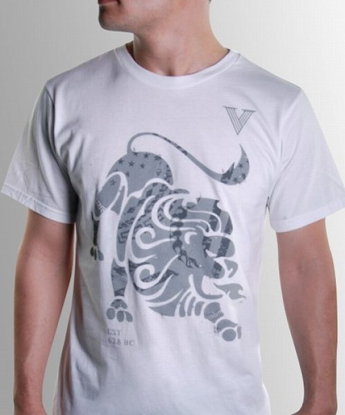 Photo1: VXRSI T-Shirts Beast White  SALE (1)