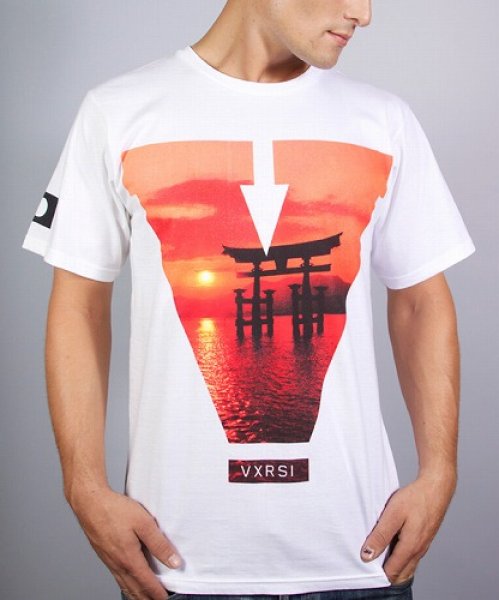 Photo1: VXRSI T-shirt Roots Japan White (1)