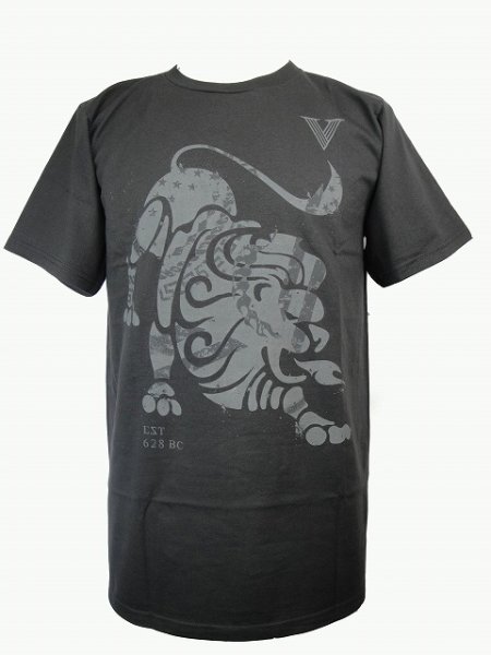 Photo1: VXRSI　Tshirts　Beast　Charcoal (1)