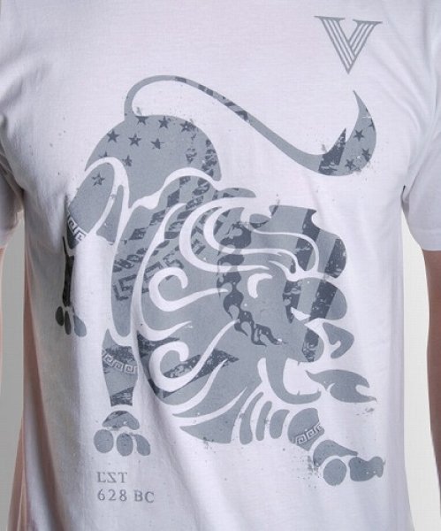 Photo2: VXRSI T-Shirts Beast White  SALE (2)