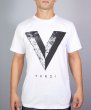 Photo1: VXRSI T-shirt Stone V Ｗhite SALE (1)