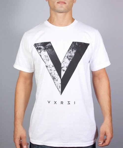 Photo1: VXRSI T-shirt Stone V　Ｗｈｉｔｅ (1)