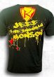 Photo2: Kimurawear T-shirts Jeff The Snowman Monson Black  SALE (2)