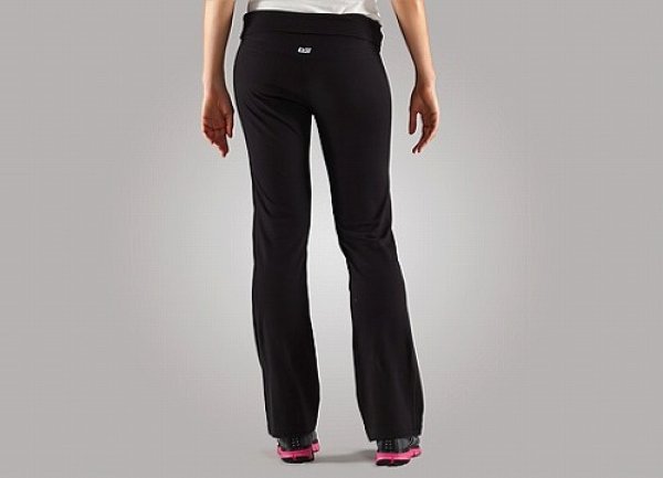 Photo2: Les Mills Ladies Long Pants Generic Black  SALE (2)