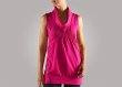 Photo1: Les Mills Ladies Tank Top Cowl Neck Purple (1)