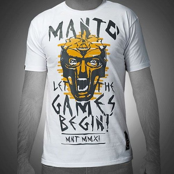 Photo1: MANTO T-Shirts GLADIATOR White (1)