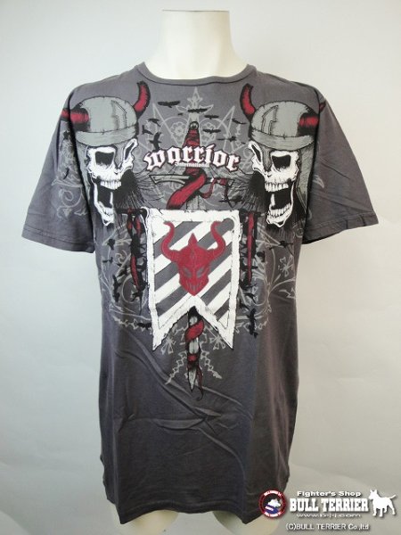 Photo1: Warrior Wear Tshirts Dead Knight Grey (1)