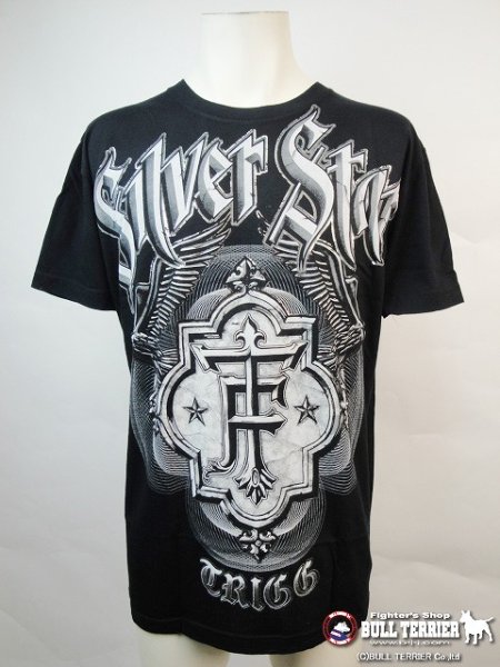Photo1: Silver Star T-shirts Franklin Trigg Black  SALE (1)