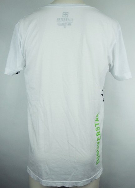 Photo2: Silver Star T-shirts Everlasting Light White  SALE (2)