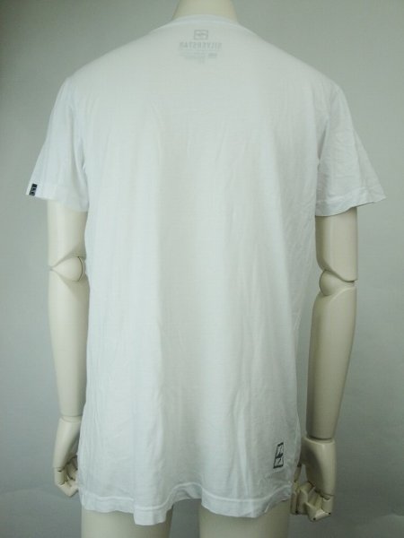 Photo3: Silver Star T-shirt Positive Tention White  SALE (3)