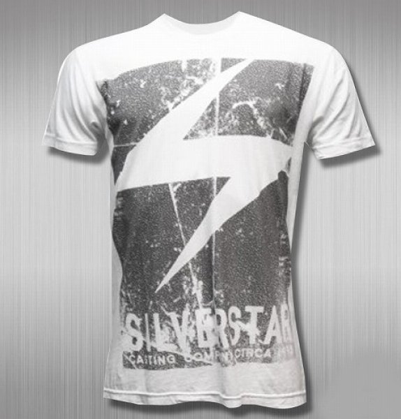 Photo1: Silver Star T-shirts Track One Light White (1)