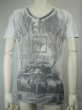 Photo1: Silver Star T-shirt Positive Tention White  SALE (1)