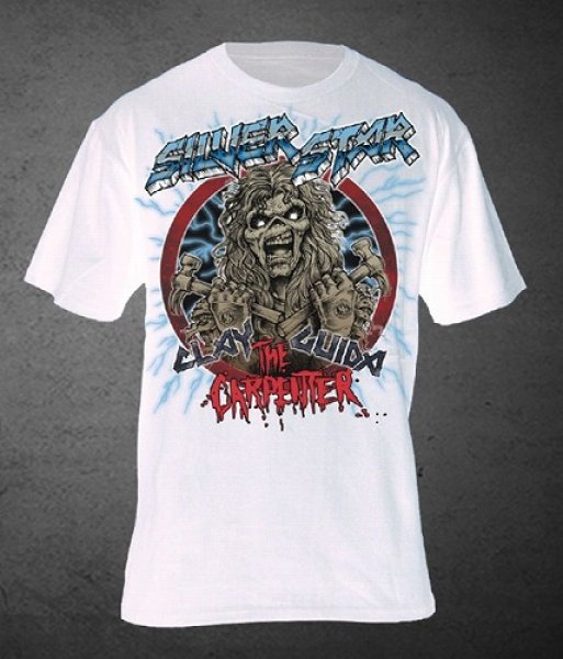 Photo1: Silver Star T-shirts Clay Gulda White  SALE (1)