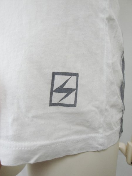 Photo4: Silver Star T-shirt Positive Tention White  SALE (4)