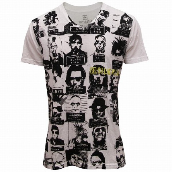 Photo1: Silver Star T-shirts Everlasting Light White  SALE (1)