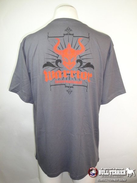 Photo2: Warrior Wear Tshirts New Cross　Grey  SALE (2)