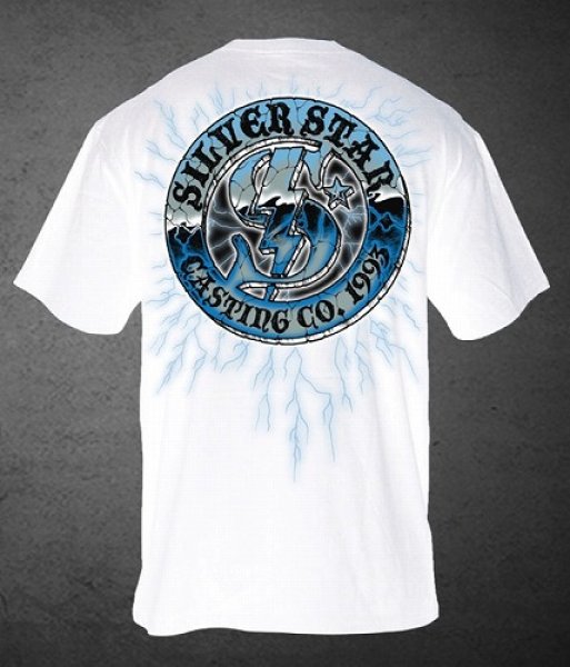 Photo2: Silver Star T-shirts Clay Gulda White  SALE (2)