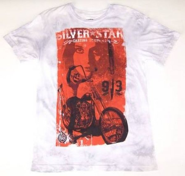 Photo1: Silver Star T-shirts Strange Man White  SALE (1)