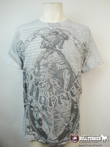 Photo1: Warrior Wear Tshirts Roman Light Grey (1)