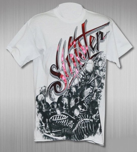 Photo1: Sinister　Tshirts　Toxin Graveyard White (1)